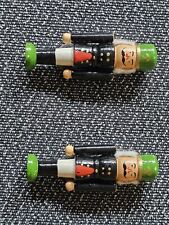 Original Erzgebirge Holzkunst Deko-Figuren Weihnachtsfiguren Bergmann 2er Set