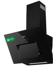CIARRA CBCB6736M Dunstabzugshaube – Intelligente, kopffreie Schräghaube mit Glas