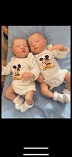 Süße Reborn Zwillinge Lennox und Maddox asleep  Top Zustand Neu