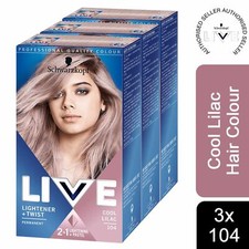 3x Schwarzkopf Live 2in1