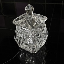 Vintage geschliffenes Glas