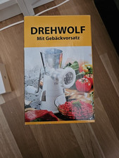 MANUELLER DREHWOLF UND GEBÄCKPRESSE * KITCHEN-ALLROUNDER