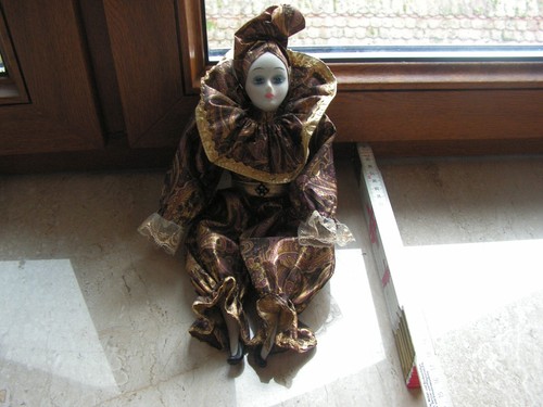 Alte harlekin puppe - alte,
