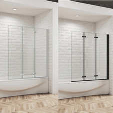 140cm 6mm ESG Faltwand mit