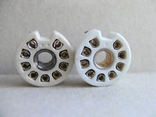 Noval - Röhren - Fassung keramisch  Novalröhrenfassung  2 Stück