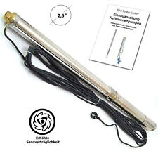 Tiefbrunnenpumpe Brunnenpumpe 370W 2,5"  45 l/min 2,5 Zoll Sandverträglich