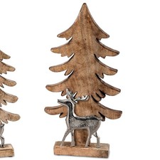 Dekofigur Baum mit Hirsch H