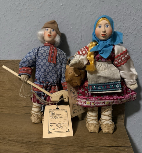 Vintage russische puppen - 2,