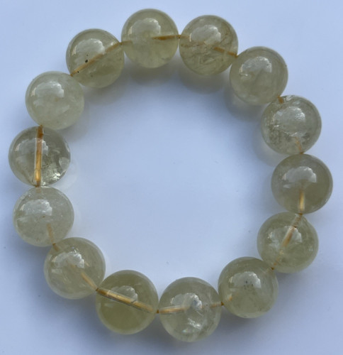 Zitronen citrin armband - zitronen,