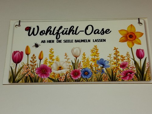 Holzschild mit spruch neu - holzschild,