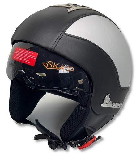 Helm weinlese kunstleder - helm, in