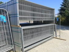 25 x Bauzaun halbhoch | 3,43 x 1,15 m | Mobilzaun 88 lfm | kostenlose Lieferung