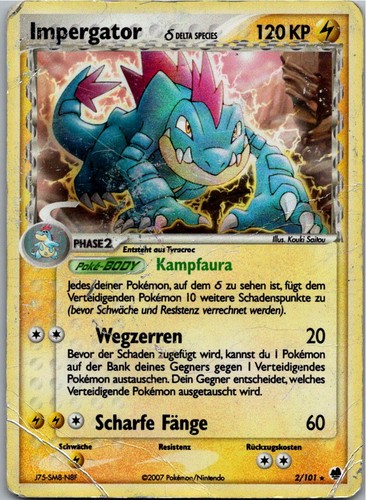 Pokémon impergator 101 holo - pokémon,
