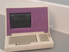 Barbie Puppe Mattel Computer mit Tastatur zum Aufziehen funktionstüchtig Ende 80er Anfang 90er
