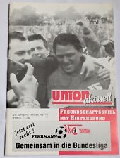 Orig. Programm 1.FC Union Berlin Hertha BSC Berlin 1993/94 DDR Liga Alte Dame
