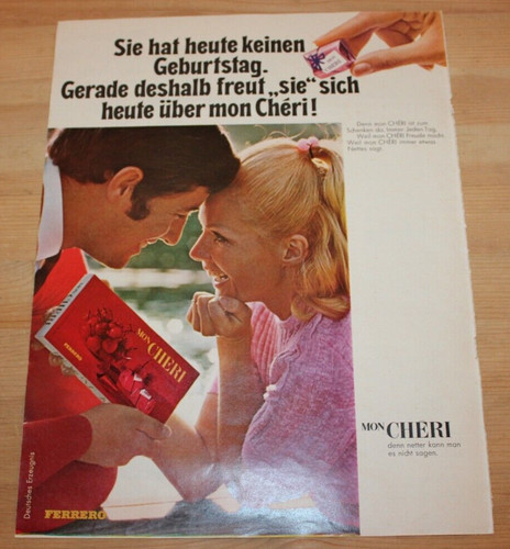 Werbeanzeige werbung ferrero - werbeanzeige,