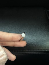 Yellow Gold Swavorski Round