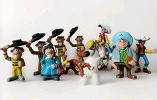 10 Lucky Luke Schleich Figuren - 80er Jahre - Die Daltons Set 
