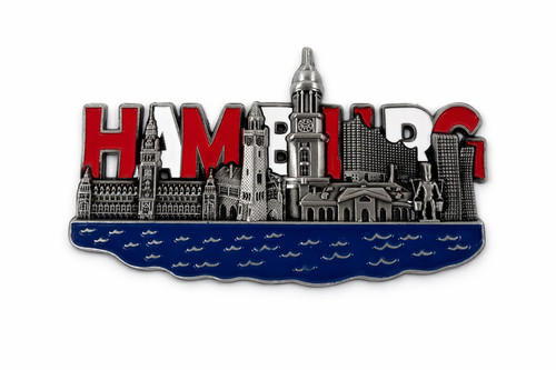 Magnet hamburg metall - magnet,