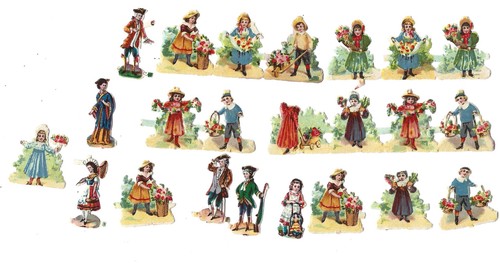 Alte glanzbilder oblaten - alte,