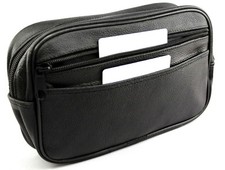 Leder-Kulturtasche für Herren