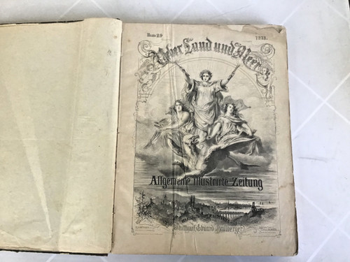 Antikes buch über land und - antikes,