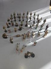 Konvolut alte Massefiguren Soldaten 2WK Wehrmacht Militär Lineol Elastolin Leyla