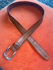 Herren Leder Gürtel ** GARDEUR** Länge: 110, braun, cognac Farbe