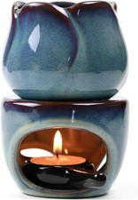 JJQHYC Keramik Duftlampe für