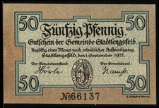 Notgeld Stadtlengsfeld 1921