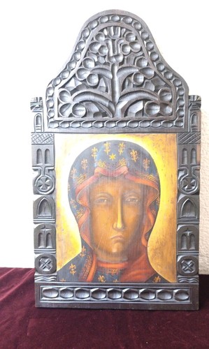 Ikone schwarze madonna - schwarze, von