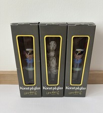 Gläser - Lasse Åberg - 3 Stück - Sammlerstücke - Konst på glas - Kunst, Schweden