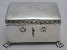 ZUCKERDOSE SILBER  12 LOT