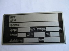 Nameplate plate neutral