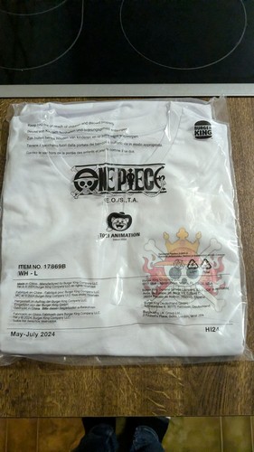 Burgerking shirt weiß - t-shirt,