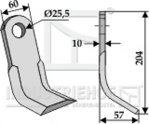 Messer mulchmesser nob 05 - mulchmesser, 63-nob-05