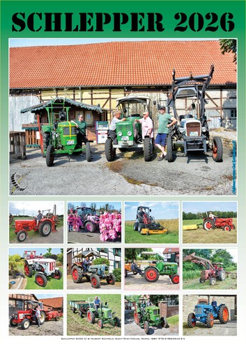 Wandkalender schlepper - a3-wandkalender, "schlepper