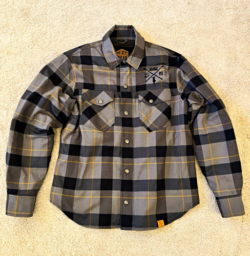 Biker flanell jacke - flanell,