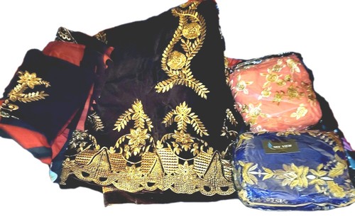 Stoffe samt sari orientalisch - stoffe,
