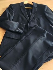 Original Hugo Boss Anzug Jacket Hose Aamon1 Hago Gr. 46 S Night blue 