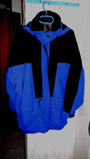 Sympatex 3in1er Jacke Herren Winterjacke  Gr.48/50 warme Jacke  blau-schwarz