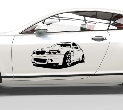 Autoaufkleber bmw csl e46 - autoaufkleber, m3