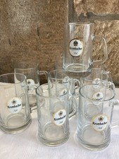 Bierkrug Krombacher Pils Seidel Exklusiv 7x 0,4l +. 2x 0,5l