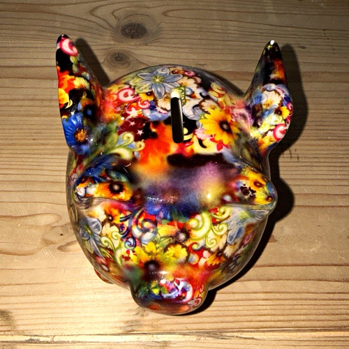 Bunte sparschwein spardose - sparschwein,