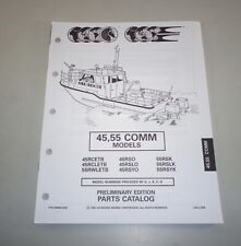 Teilekatalog OMC Evinrude Johnson Außenborder 45 /55 COMM Models ab 45RCETB v.92