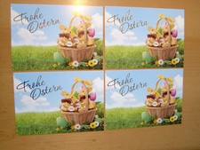 4 Postkarten Frohe Ostern "FERRERO ROCHER"