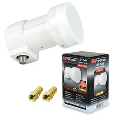 3 x  OPTICUM Single LNB 0,1 dB