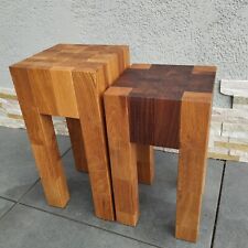 Massivholz Beistelltisch 30-50