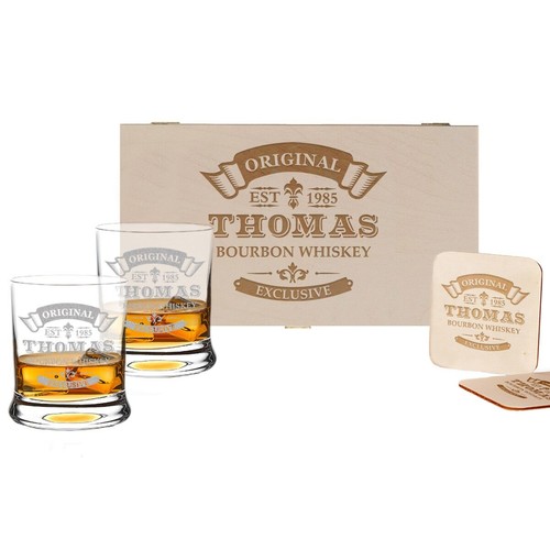 Tlg whisky geschenkset - 5-tlg.,