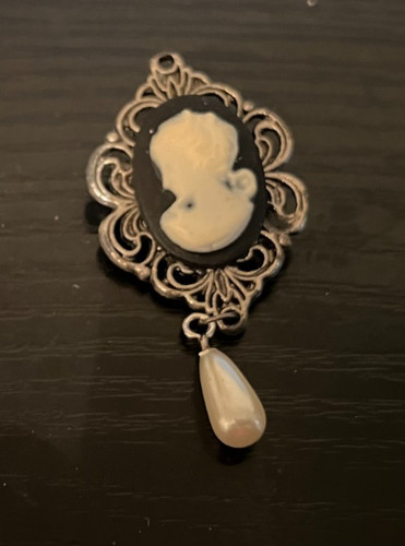 Vintage kamee brosche oder - kamee,